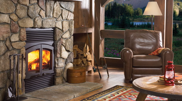 Regency Classic™ R90 Large Wood Fireplace